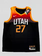 ð¥NWT $120 NIKE SZ 2XL NBA RUDY GOBERT UTAH JAZZ #27 CITY SWINGMAN JERSEYð¥