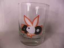 Playboy Vintage 40th Anniversary Cocktail Glass Barware Hugh Hefner Magazine