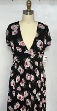 Charlotte Russe long dresses for women Black Floral