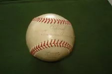 1945 AMERICAN ASSOCIATION BASEBALL, MINOR LEAGUE - DOUBLE A SIGNED JON WONDONI