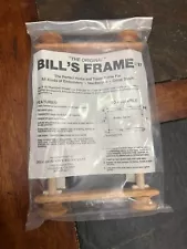 Vtg THE ORIGINAL '87 BILL'S FRAME for Cross Stitch Quilting 9" rods Wooden New