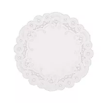 SafePro 18-Inch White Round Lace Paper Doilies, 500-Piece Case