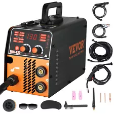 VEVOR MIG Welder Welding Machine 130A Flux Core 3 in 1 MMA/MIG/LIFT TIG Welder