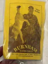 Burnham game calls, Predator Call. Made In Texas