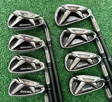 TaylorMade 2016 M2 Iron Set 4-PW+AW, Regular REAX 65g Graphite, Men's RH +1/2"