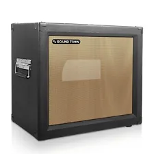 Sound Town 1 x 12" Empty Open-back Guitar Speaker Cabinet (GUC112OBBK-EC)