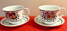 Disney Wonderland Tea Set Of 2 Cups & Saucers EUC