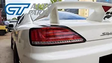 78 Works Clear Red Fiber LED Taillights for 99-02 Nissan Silvia 200SX S15 Spec R