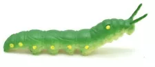 Green Tomato Hornworm Larva Plastic 2.5 inches Length - F1056 B190