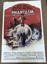 Original 1979 Phantasm One Sheet Movie Theater Poster 27x41 Horror Classic