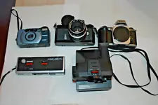 Lot of five vintage cameras