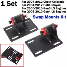 1 Set Swap Mounts For 2004-2012 Chevy Colorado GMC Canyon & 2005-10 Ls Gen3 Gen4