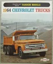 CHEVROLET TRUCKS TANDEM MODELS M60 M80 W80 USA Sales Brochure For 1964