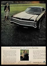 1969 CHRYSLER |IMPERIAL LeBaron 4-door Hardtop 60s Classic Car Original PRINT AD