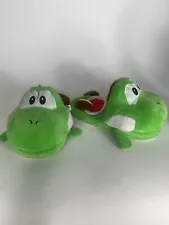 Super Mario Bros Green Yoshi Adults Soft Plush Slipper Home Unisex Shoes 1 Pairs