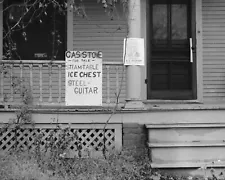 Posted items for sale & Ad Omaha, Nebraska sign Vintage Old Photo 8.5x11 Reprint