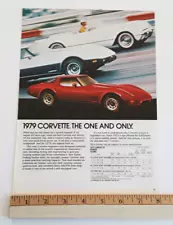 1979 CORVETTE ORIGINAL AD