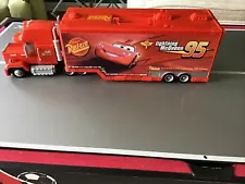 Mack Superliner Long18” Truck Car Hauler Lightning McQueen Disney Pixar For Cars