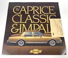 1982 Chevrolet Caprice Classic and Impala 12-page Original Car Sales Brochure