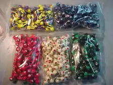 50 NEW FLOATING WALLEYE JIG HEADS 3/8 OZ. SIZE ASSORTMENT FLOATING SIZE 1 HOOKS