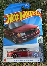 HotWheels Super Treasure Hunt '89 Mercedes-Benz 560 SEC AMG W/Protector