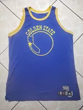 Vintage 2007-08 Adidas Golden State Warriors Blue Basketball Jersey Men's 56