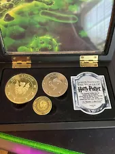 Harry Potter Gringotts Bank Coin Collection Authentic Movie Prop Replicas Noble