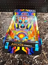 Electronic Arcade Tabletop Pinball Machine GA2001 Neon Series Sounds Lights