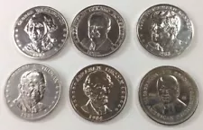 Commemorative Presidential Coins 250th Anniversary Tokens USA Presidents