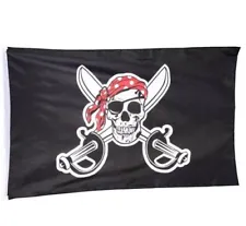 PITTSBURGH RAISE THE JOLLY ROGER PIRATES LARGE 5 X 3 FOOT FLAG