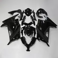 Glossy Black Fairing Kit For 2013-2017 Kawasaki Ninja 300 EX300 Injection Body