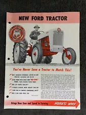 Vintage Sales Brochure Ford Tractor 1953 1954 1955 53 54 55 Golden Jubilee NICE