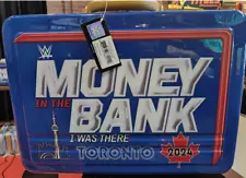 WWE 2024 Money In The Bank I was There 2024 Briefcase Toronto ON Blue Ltd Ed.