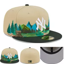 New Era - MLB Beige New York Yankees Scenic 59fifty Baseball Cap