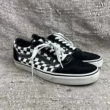 Vans Old Skool Primary Check Skate Black White Mens Size 10 Checkerboard