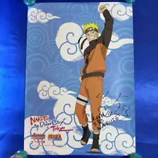 NARUTO Poster Takeuchi Junko Signed DiverCity Tokyo H 728mm W 515mm Not for sale