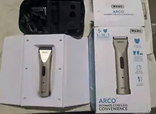 Wahl Arco Cordless Pet Clipper W. 5 in 1 Adjustable Blade For Dogs Horses Gold