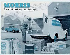 Morris Minor 6cwt/8cwt Van & Pick-Up 1967-72 UK Market Foldout Sales Brochure