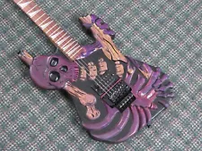 New ListingMA Customs USA Skull & Bones Guitar! George Lynch Style!