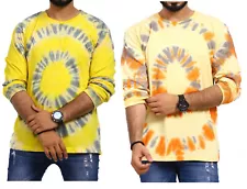 Mens T Shirts - Long sleeve - Tie Dye