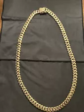 $27400 SOLID 10K GOLD CUBAN LINK CHAIN - 253 Grams APPRAISAL & GIA 28 inches