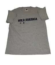 Vtg 90s Wild America Shirt Movie Promo 1997 Mens Gray T Shirt xl Warner Bros