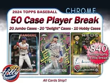 Kody Funderburk MIN 2024 Topps Chrome 50 Case (400 Box) Player Break #2