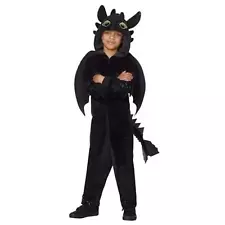 How To Train Your Dragon Kids Toothless Plush Hooded Halloween Costume Dress Up