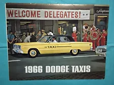 1966 DODGE "TAXIS--CORONET" Car Dealer Sales Brochure