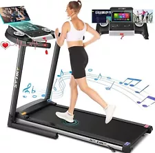 Treadmill 3.25-2HP Electric Cardio Running Machine Incline Foldable Home/Gym NEW