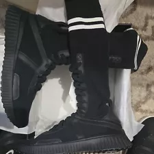 Size 8 - PUMA Fenty x Trainer Hi Black W