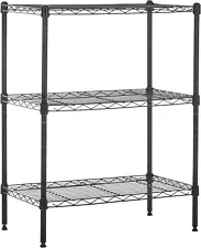 3-Shelf Adjustable, Heavy Duty Storage Shelving Unit 250 Lbs Capacity per Shelf