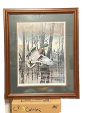 Ralph J. McDonald “Greenhead Hideaway” Print Framed & Signed 1985