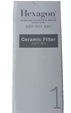 NEW Hexagon Alkaline Water Filtration Cartridge No.1 Ceramic filter Original